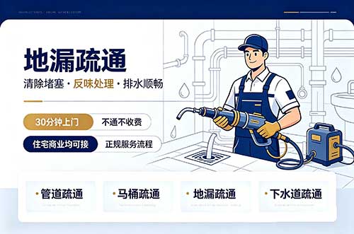 惠阳地漏疏通