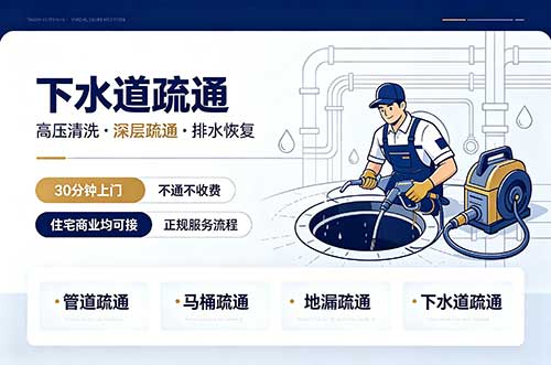 惠阳下水道疏通