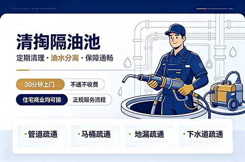 惠阳清掏隔油池